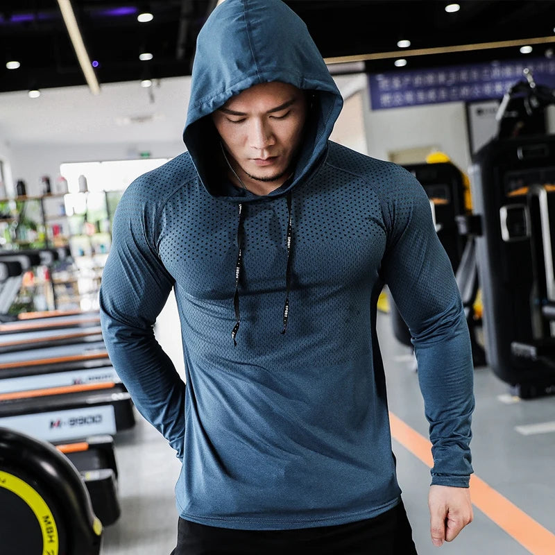 Men's Fitness Tracksuit with Hoodie