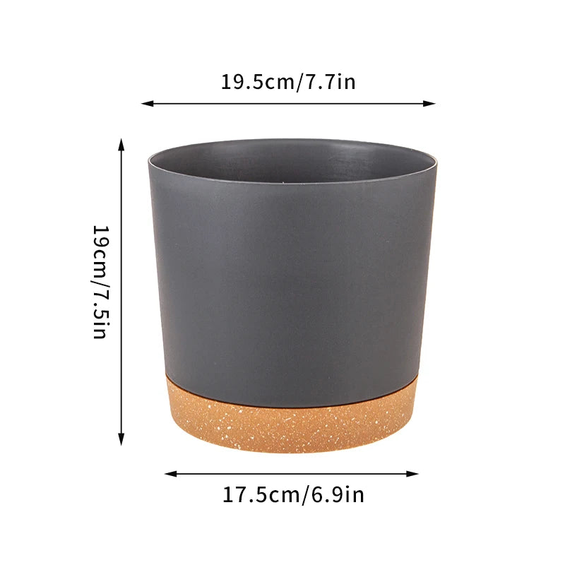 Circular Large Plastic Flowerpot